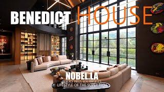 Inside a "MODERN BARNHOUSE" Benedict house by Nobel.La | Interior tour | LUXURY MEGA MANSION