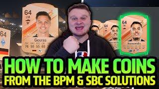 How to MAKE COINS with the BPM & SBC SOLUTION TRADING! (EA FC24)