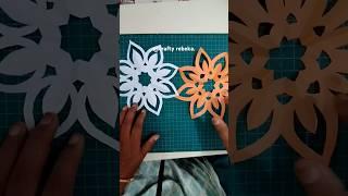 how to make simple paper cutting design.#shorts #reels #rebeka #diy #papercraft #art #craft