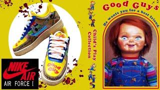 DIY Child’s Play Chucky Custom Air Force Ones