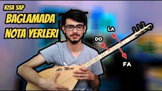 Kısa Sap Bağlama Nota Yerleri #1 / Saz Üzerinde Notalar, Kolay Saz Nasıl Öğrenilir , Kolay Saz Çalma