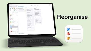 Reorganising My Tasks in Apple Reminders | Workflow Demo