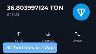 30 Toncoins in 2 days  |  Telegram Bot