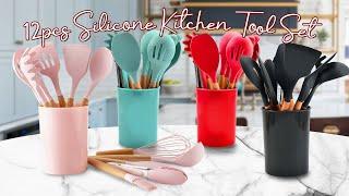 12PCS SILICONE KITCHEN UTENSILS SET