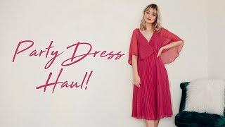 HIGHSTREET PARTY DRESS HAUL! | Laura Bradshaw