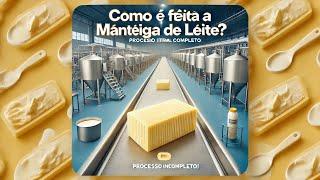 "Como é Feita a Manteiga de Leite? Descubra o Processo Industrial Completo!"