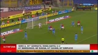 Tallo Numero e goal di Simplicio Roma - Napoli 2-2