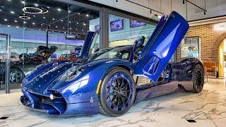Pagani UTOPIA vs Pagani HUAYRA BC Roadster Interior Exterior Closer Look at Prestige Imports Miami