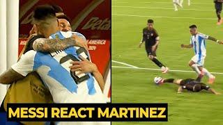 Messi emotional reaction on Lautaro Martinez two goals against Peru | Football News Today