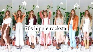 dressing like a 70s hippie rockstar