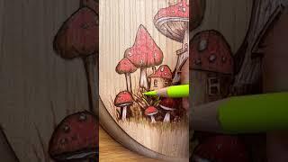 Adding color to a Wood Burning