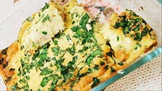 Фриттата с креветками. Безумно вкусный омлет!