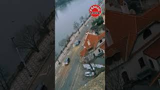 Observation deck, Visegrad. Walking tour of Prague, Czech Republic.