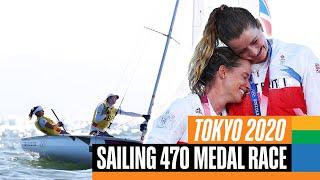 ️ Women's Sailing 470 Medal Race | Tokyo Replays