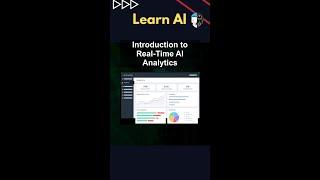 Introduction to Real-Time AI Analytics #ai #artificialintelligence #machinelearning #aiagent
