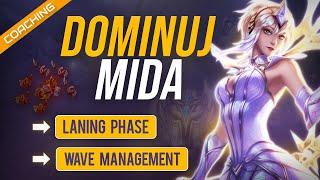 Jak grać na MIDZIE.. [COACHING] - Wave Management, Mechaniki itd. | Poradnik Mid Lane s12