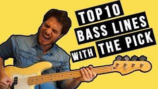 TOP 10 BASS LINES WITH THE PICK // Better Call John !