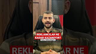 REKLAMCILAR NE KADAR KAZANIYOR? #reklam #girişim #pasifgelir #ekonomi #girişimcilik #para #dolar