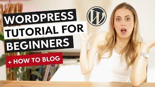 WordPress Tutorial for Beginners (2022) // How to use WordPress & Pinterest for Blogging