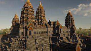 Amazing Reconstruction Shows Daily Life Around Angkor Wat Temple in Cambodia