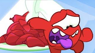 Om Nom goes red out of LAUGHTER 