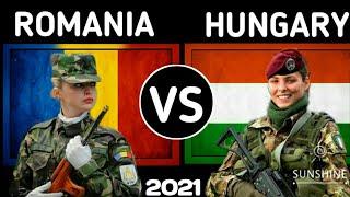 Romania vs Hungary military power comparison 2021