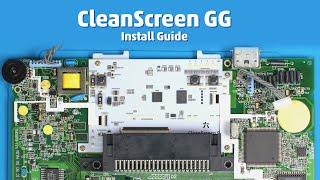 CleanScreen Game Gear Install Guide V2 White PCB