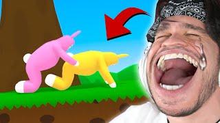 Laughing non stop at Super Bunny Man w/Juicy