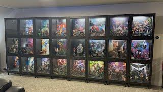NEW DISPLAY CASE FOR MY STATUE COLLECTION!