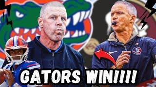 Gators DESTROY FSU - RAW REACTION