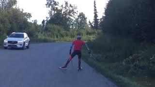 Gus Schumacher rollerski technique