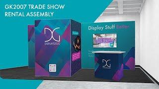 How To Set Up Your Trade Show Booth Rental | Product Assembly | Displays2go®
