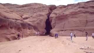 upper Antelope Canyon flash flood 30 07 2010