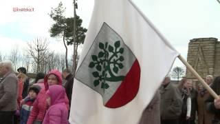 Przemarsz z herbem i sztandarem Rudomina / Wilnoteka