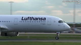 Lufthansa A350 - Unexpected Visitor at CGN Airport - 2024-04-18