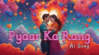 Pyaar Ka Rang : An AiMUX Original Song Ft. Suno | Love Song | Ai Generated Song