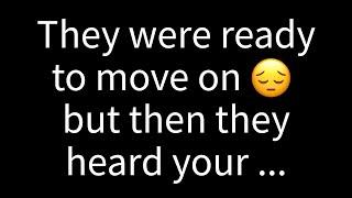  They were prepared to let go, but then your... caught their attention.