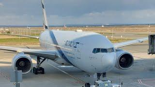 ELAL Boeing 777-258(ER) Flight Tel Aviv to Larnaca