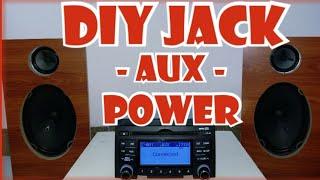Crafting Power Jack and AUX for Hyundai automobile CD