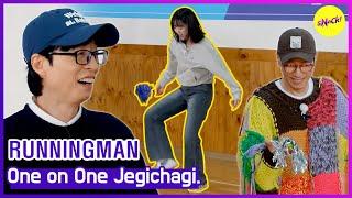 [RUNNINGMAN] One on One Jegichagi. (ENGSUB)