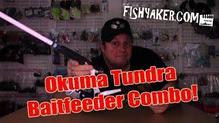 Okuma Tundra Baitfeeder TBF TUF Spinning Fishing Rod Combo