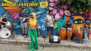 Santa Teresa Neighborhood in Celebration | Open Doors Art Festival | Rio de Janeiro 【4K】 2024