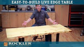 Building a Live Edge Slab Table (DIY Slab)