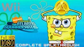 Longplay of Spongebob Atlantis Squarepantis (Wii, 2007) -Complete Walkthrough in HD