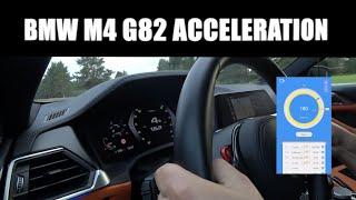 BMW M4 G82 RWD ACCELERATION 0-100 | 100-200