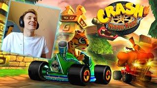 PLAYING CRASH NITRO KART FOR THE VERY FIRST TIME! (Adventure Mode)