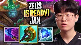 ZEUS IS READY TO PLAY JAX! - T1 Zeus Plays Jax TOP vs Quinn! | Season 2023