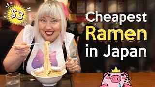 Cheapest Ramen in Japan  Fukuoka: the OG Tonkotsu City