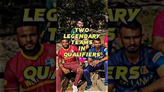 Two legendary teams in CWC Qualifiers  SL & Wi  #shorts #srilankacricket #cwc