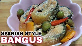 SPANISH STYLE BANGUS  SUPER EASY FOLLOW - BANGUS RECIPE | Tambayan Cooking